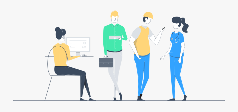 Transparent Factory Workers Clipart - Workforce Png, Transparent Clipart