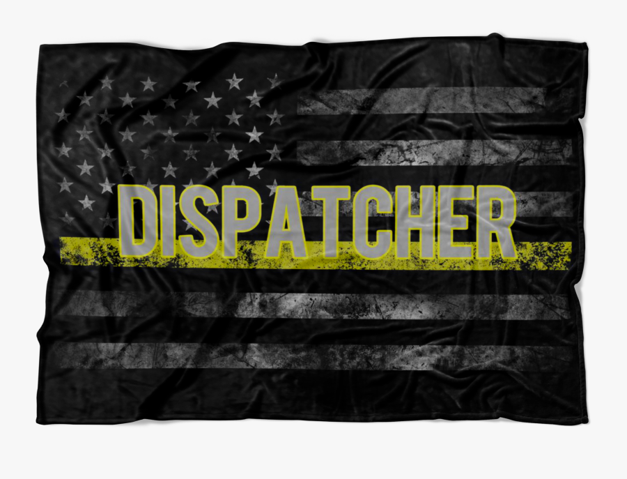 Dispatcher Grunge Flag Fleece Blanket - Bed Skirt, Transparent Clipart
