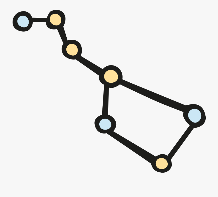 Big Dipper Icon - ดาว Png, Transparent Clipart