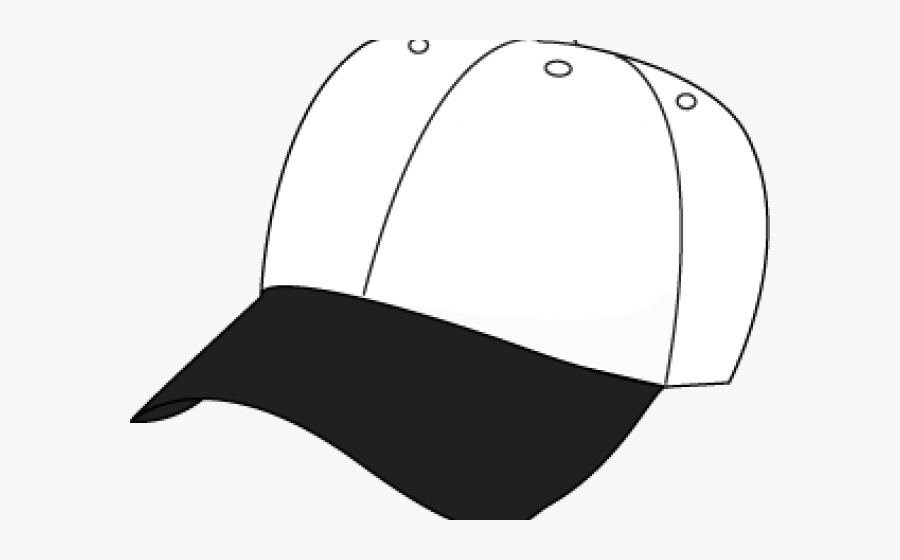 Transparent Gorra Clipart - Black And White Hat, Transparent Clipart