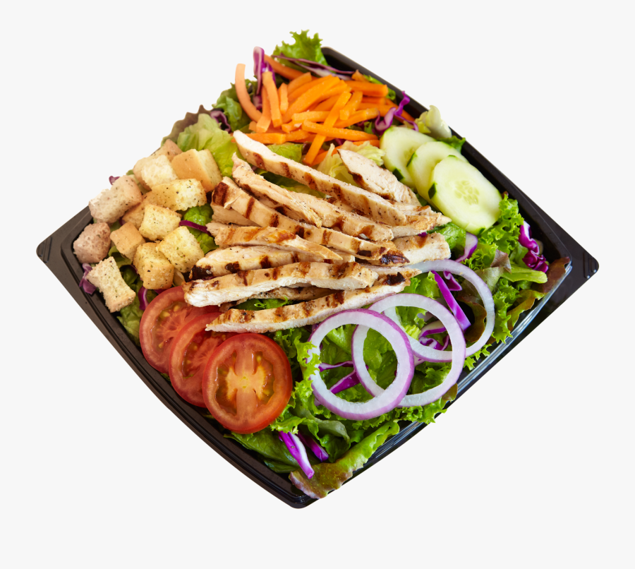 Habit Burger Salad Png - Chicken With Salad Png, Transparent Clipart
