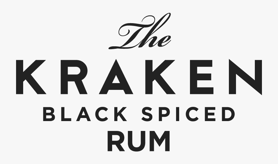 Clip Art Black Gift Sets Explore - Kraken Black Spiced Rum, Transparent Clipart