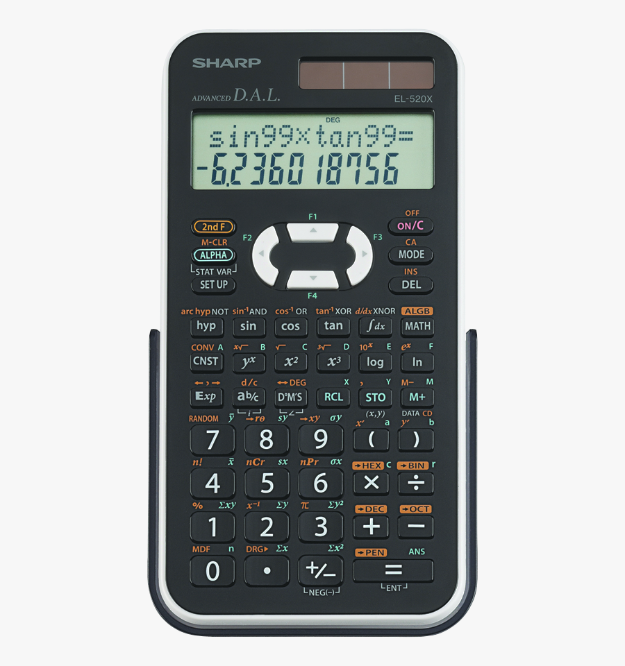 18107 - Calculatrice Sharp El 546x, Transparent Clipart