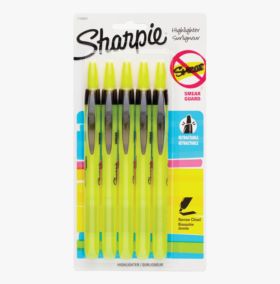 Highlighters Sharpie, Transparent Clipart