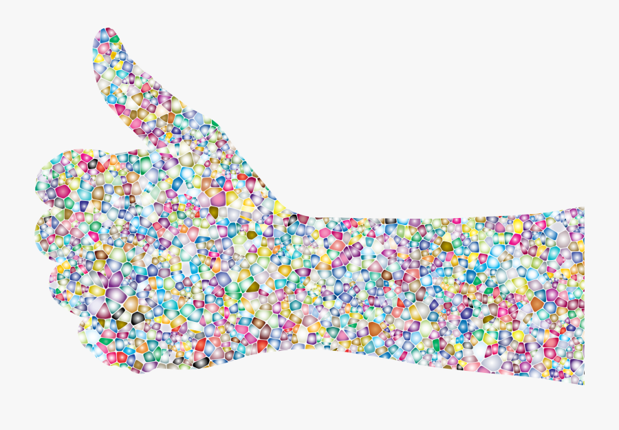 Sweet Tiled Thumbs Up Hand Clip Arts - Portable Network Graphics, Transparent Clipart