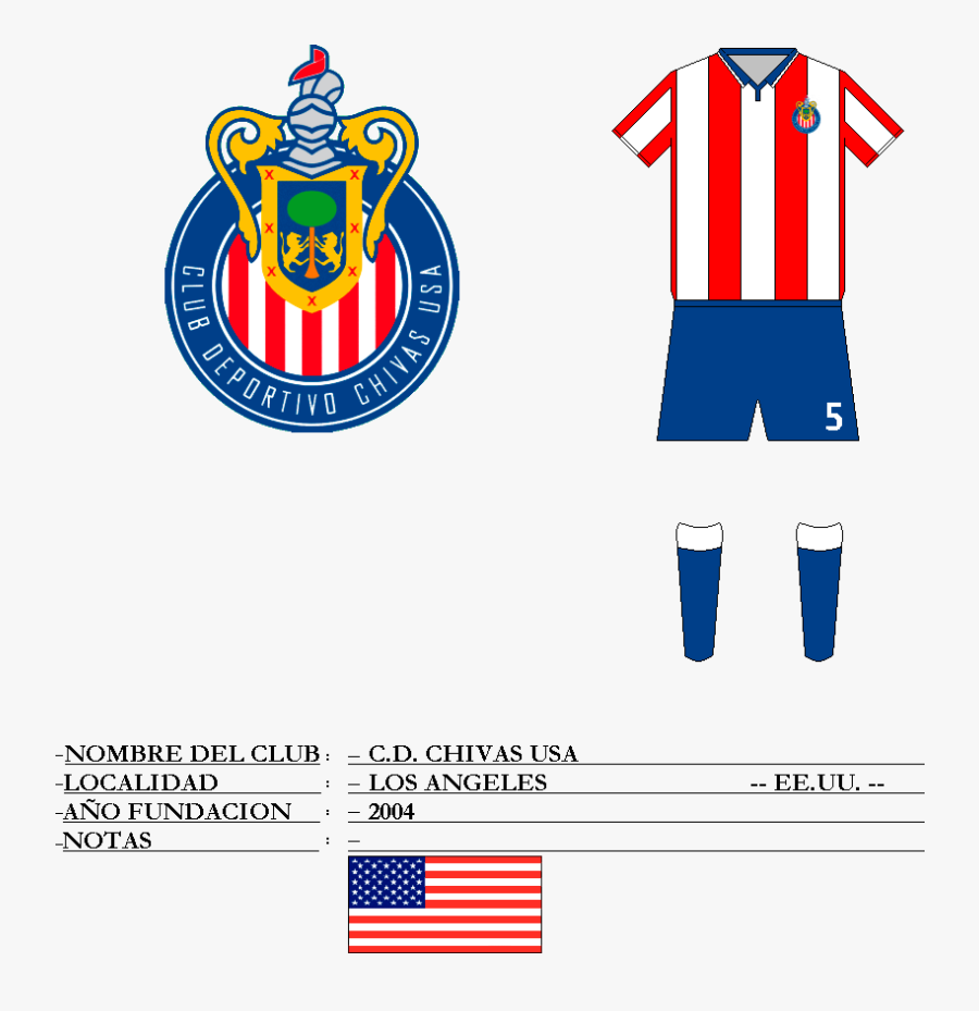 Chivas Guadalajara Logo Png, Transparent Clipart