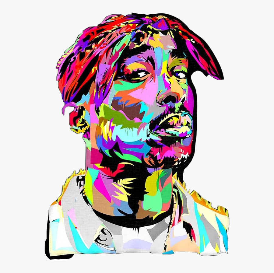#tupac #freetoedit - Pop Art Tupac, Transparent Clipart
