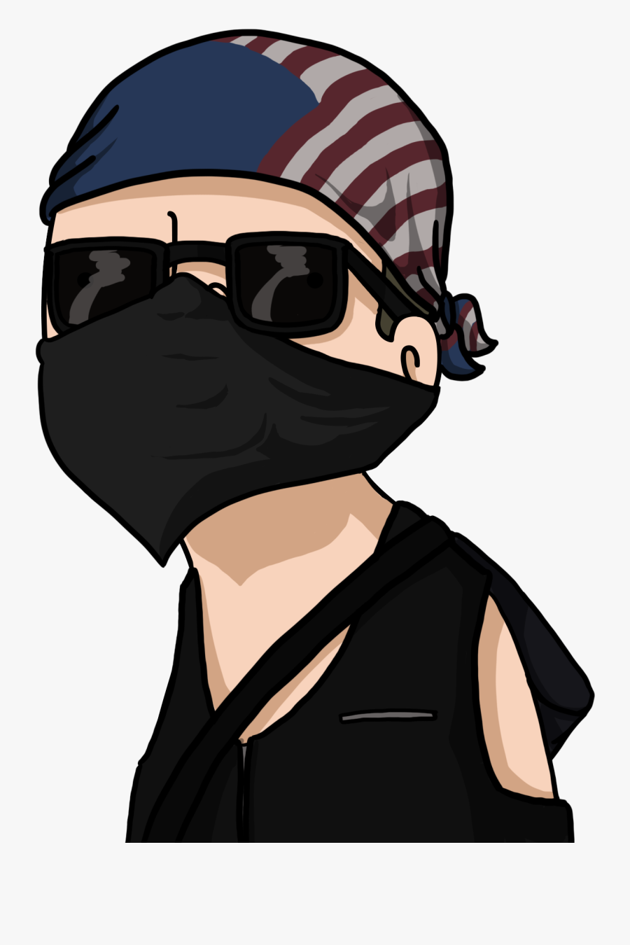 Terracid As Hackerman Thug - Thug Clipart, Transparent Clipart