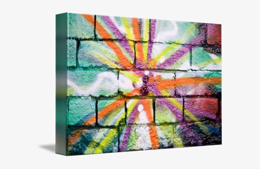 Clip Art Brick Wall Graffiti - Brick Wall With Graffiti, Transparent Clipart