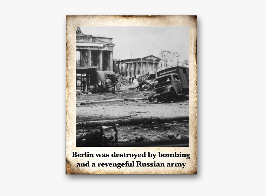 Berlin Destroyed - Berlin 1945, Transparent Clipart