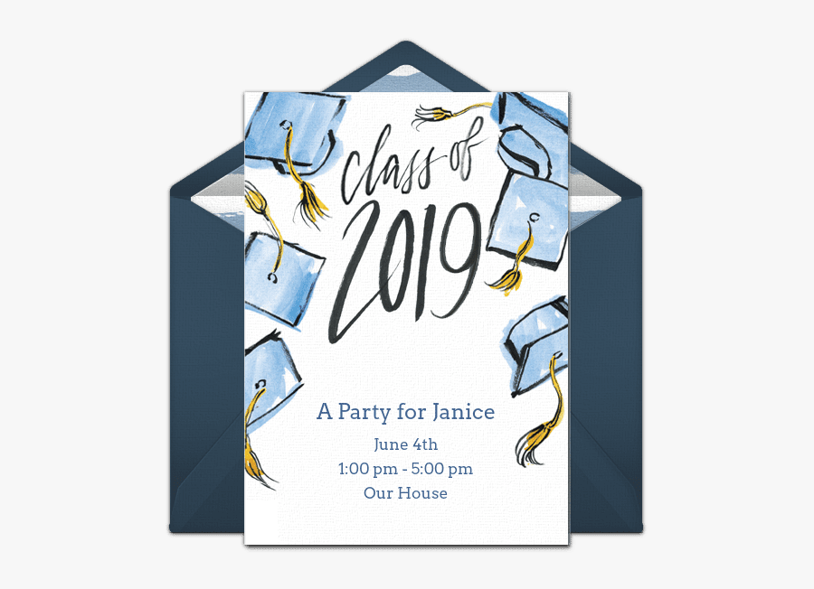 Graduation Invitation Template, Transparent Clipart