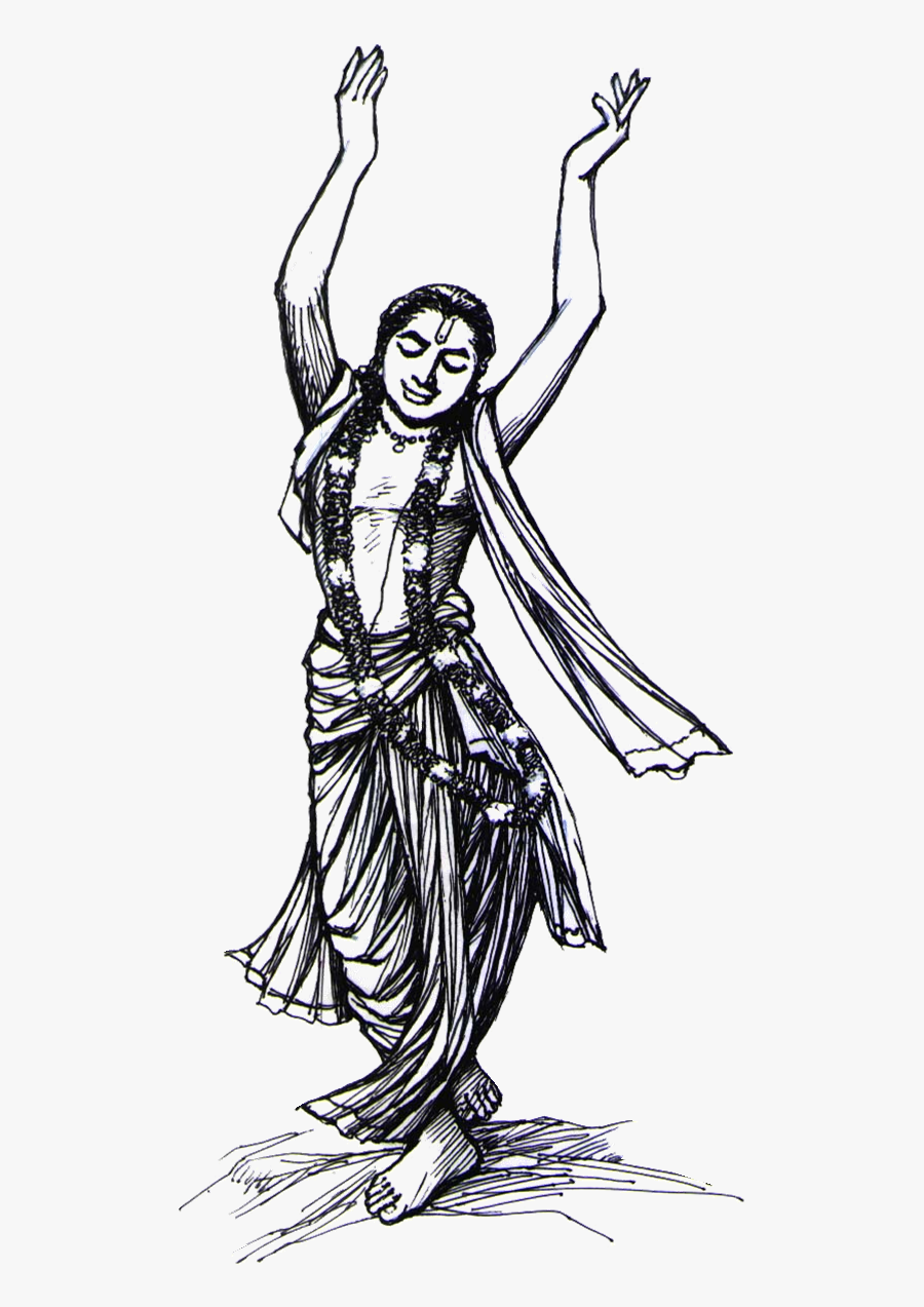 The Great Saint, Purandara Dasa, Who Actually Saw And - Chaitanya Mahaprabhu Clipart, Transparent Clipart