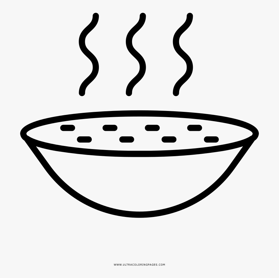 Dibujos De Sopa Para Colorear, Transparent Clipart
