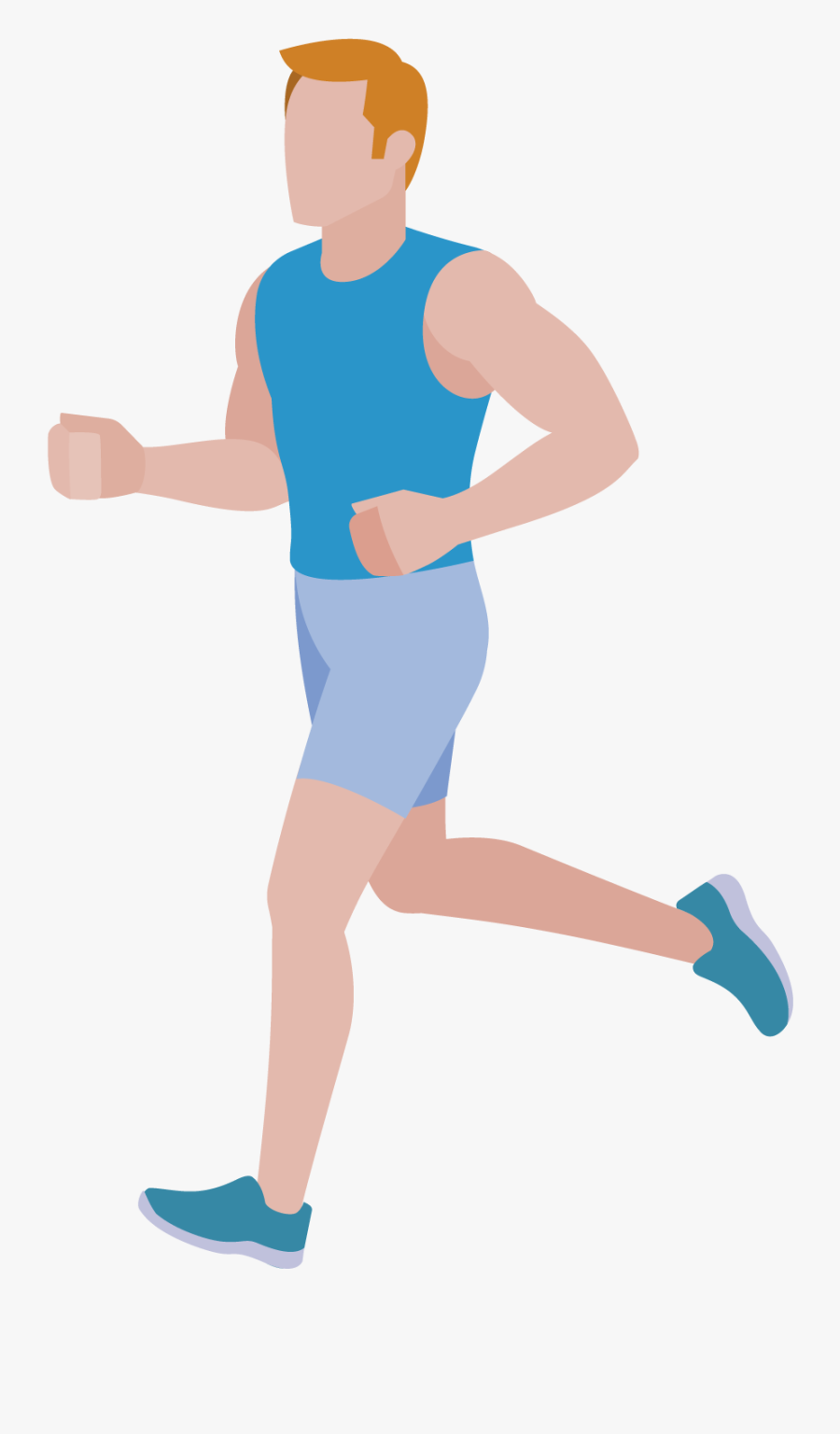Running Legs Png - Running Man Cartoon Png, Transparent Clipart