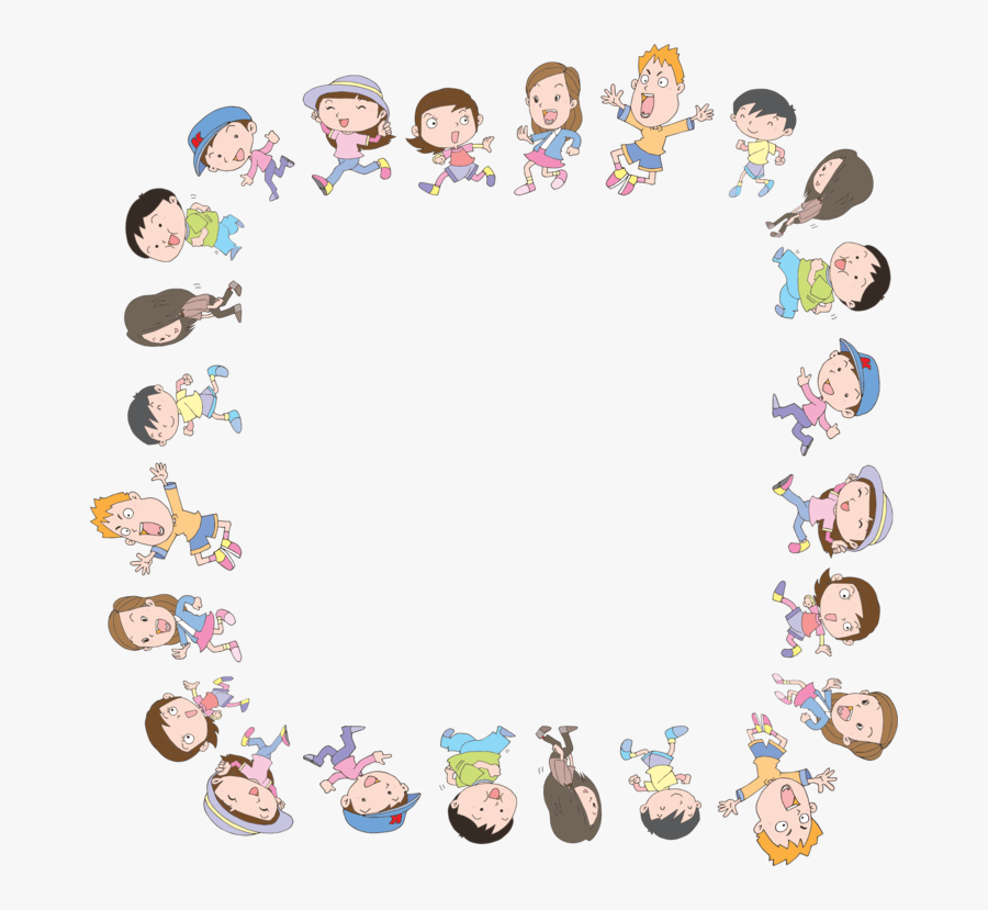 Picture Frame,line Art,cartoon - Frames Children, Transparent Clipart