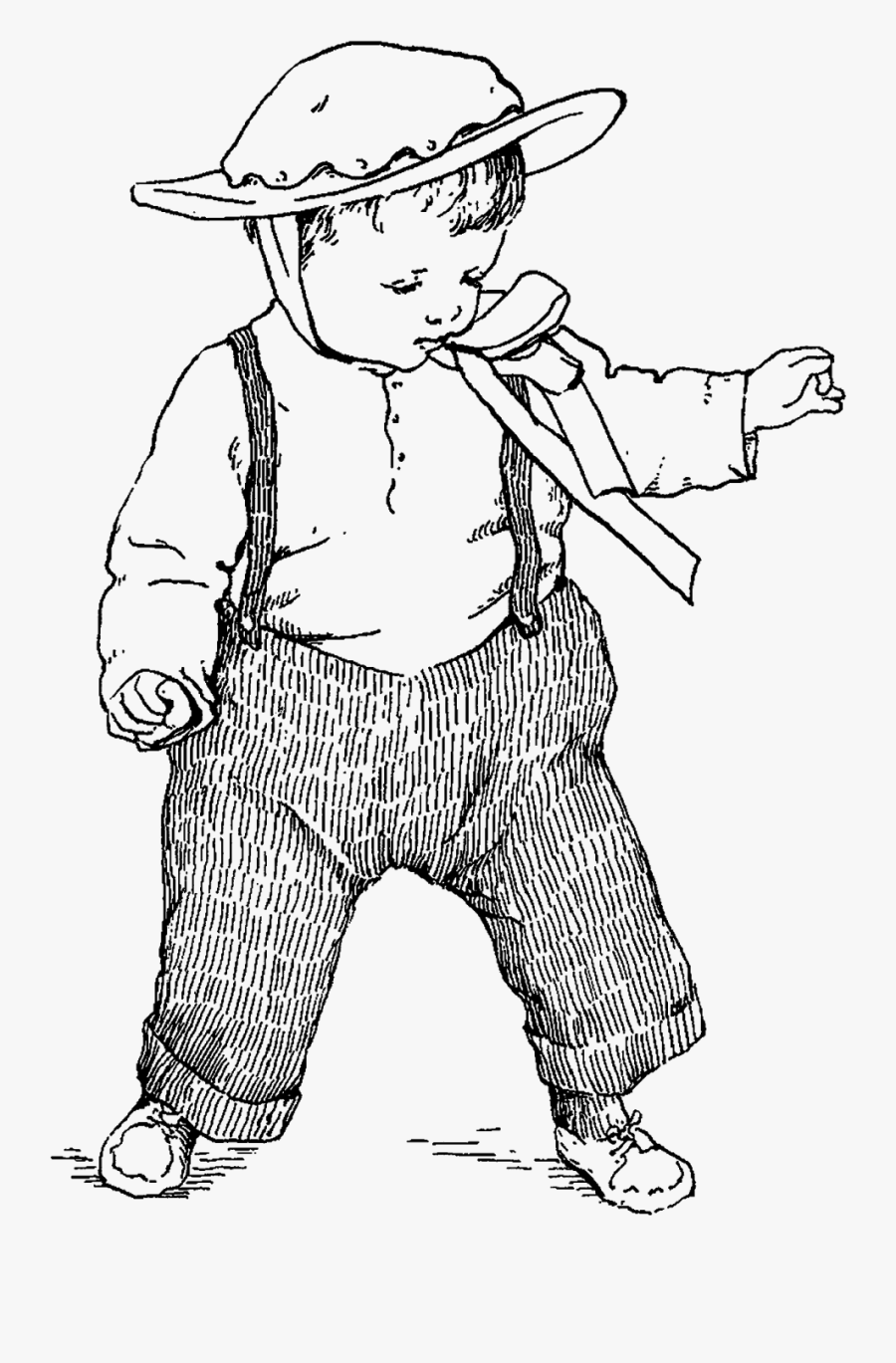 Transparent Children Walking In Line Clipart - Cartoon, Transparent Clipart