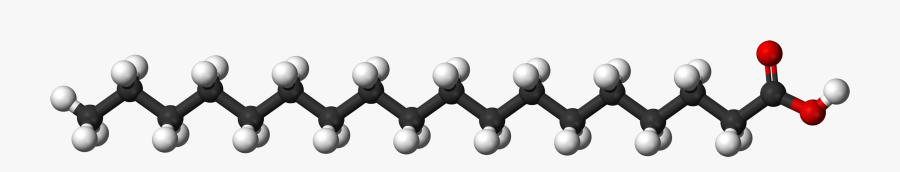 Saturated Fatty Acid Molecule, Transparent Clipart