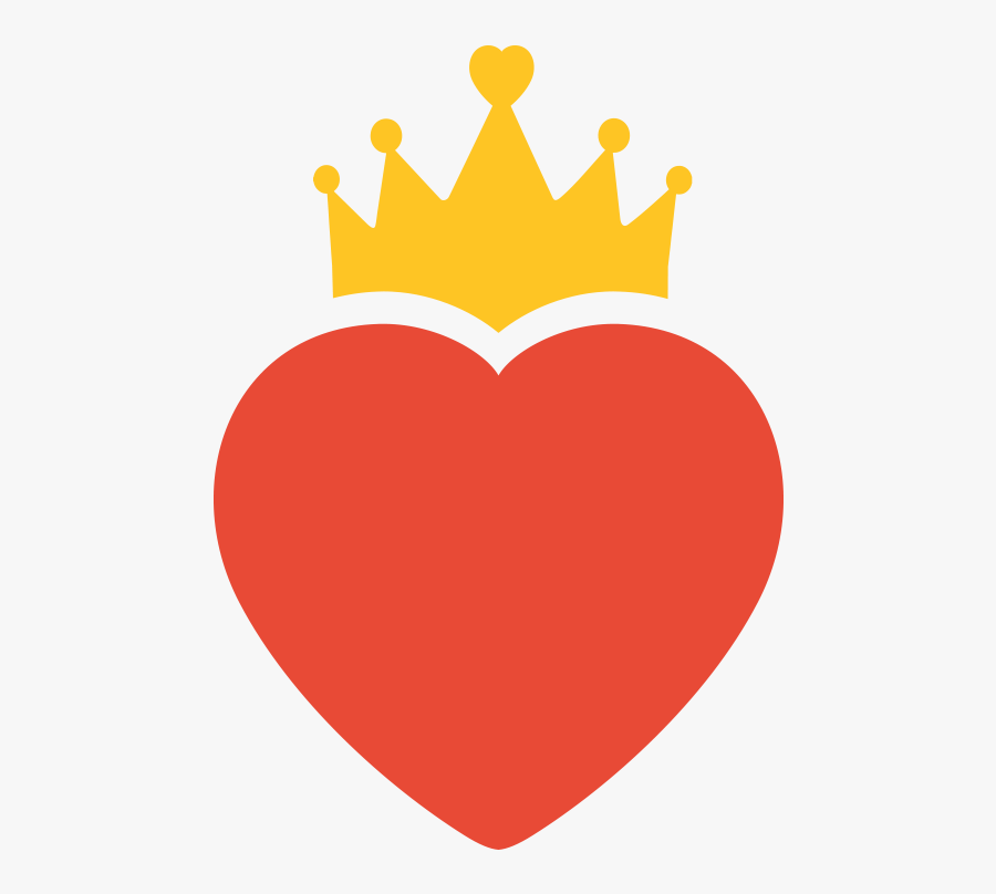 Transparent Queen Of Hearts Card Png - Linaje Real Ebdv 2015, Transparent Clipart
