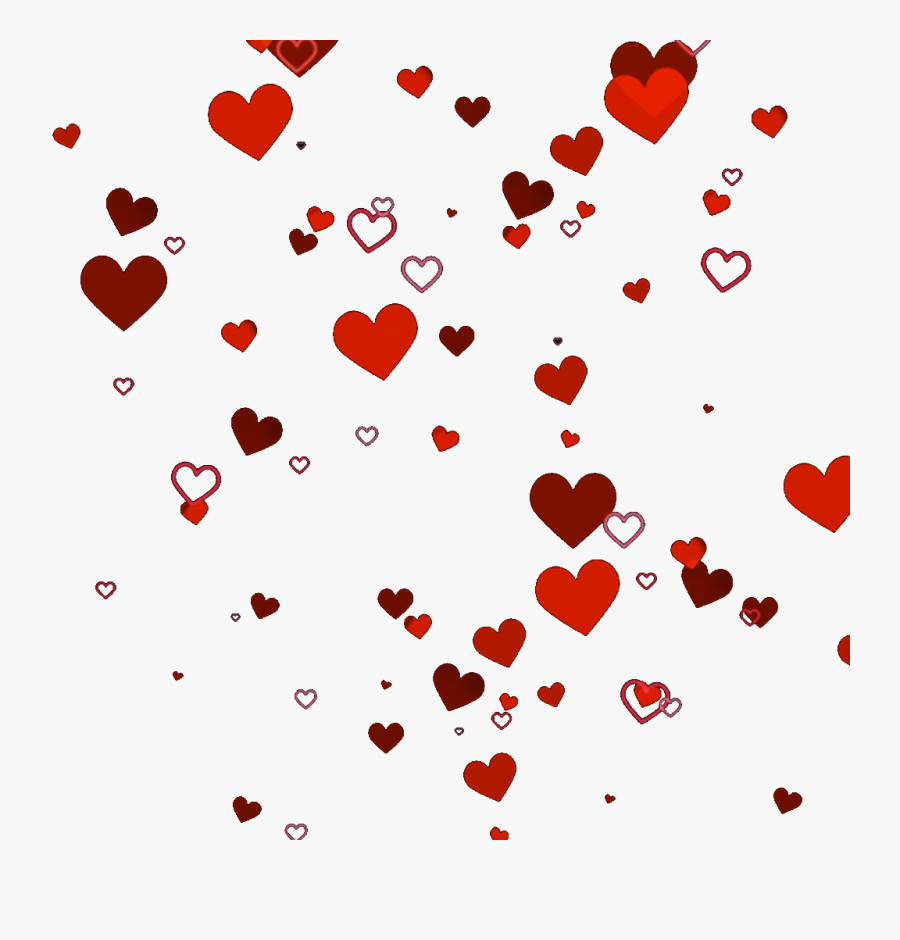 Clip Art Heart Image Portable Network Graphics Transparency - Hearts On Transparent Background Png, Transparent Clipart