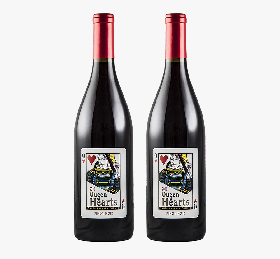 Transparent Queen Of Hearts Png - Queen Hearts Wine Label, Transparent Clipart