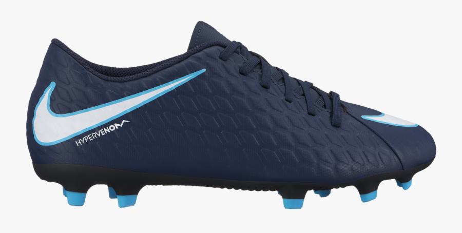 Football Boots Png - Blue And Black Football Boots, Transparent Clipart