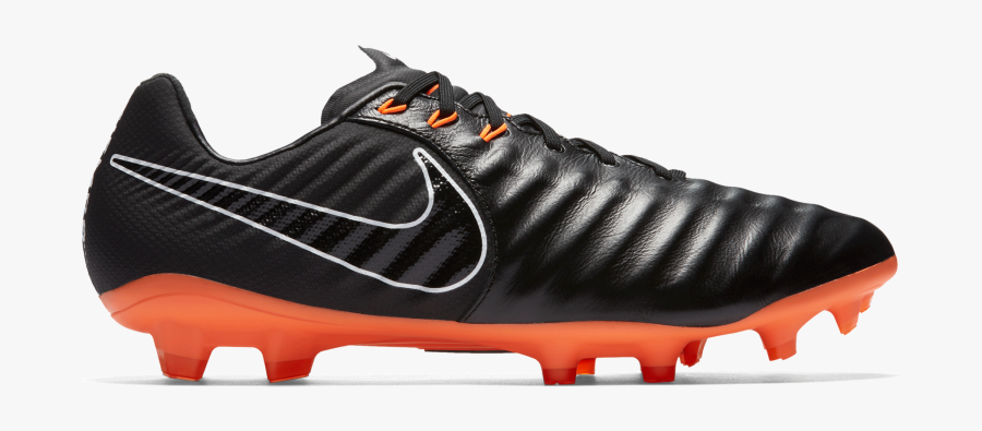 Football Boots Png - Nike Tiempo Legend 7 Orange And Black, Transparent Clipart