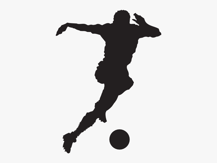 Soccer Cliparts Silhouette Free Best Transparent Png - Soccer Black And White, Transparent Clipart