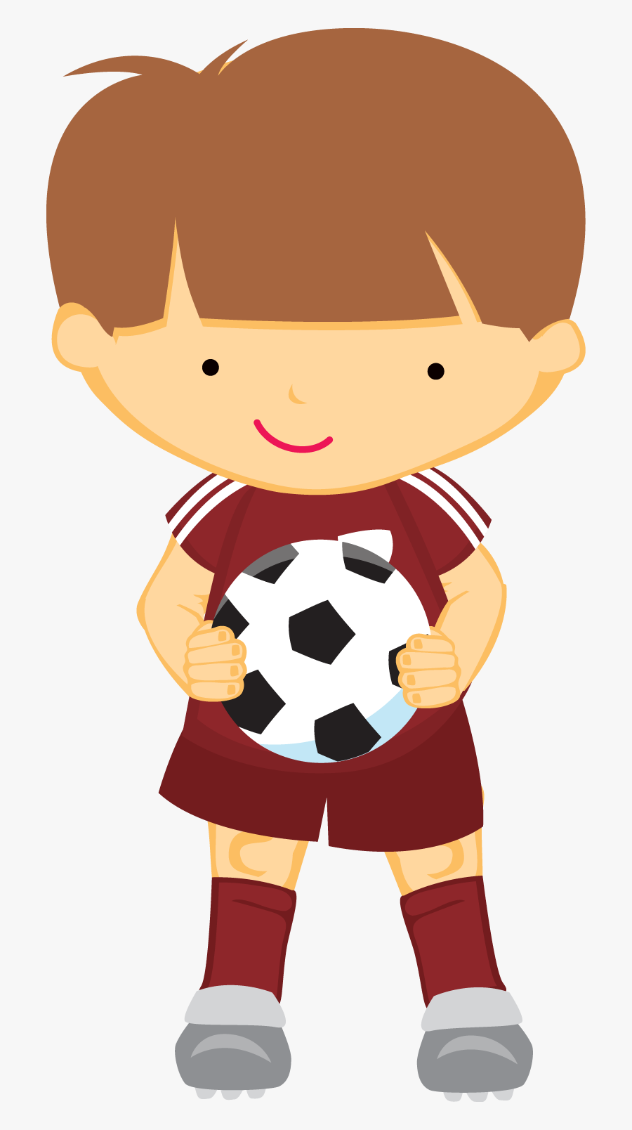 Jogador De Futebol Cute, Transparent Clipart