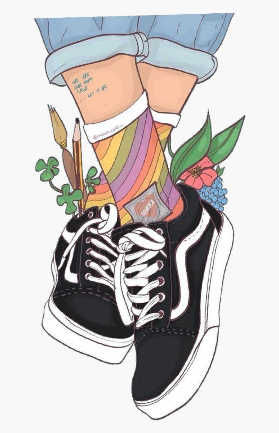 drawn on vans tumblr