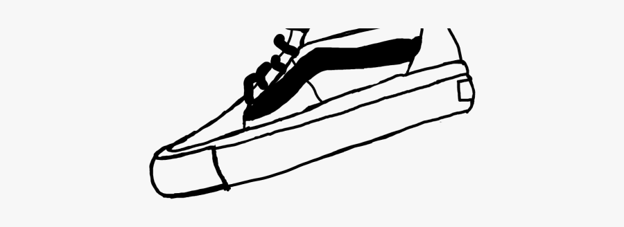 black vans drawing