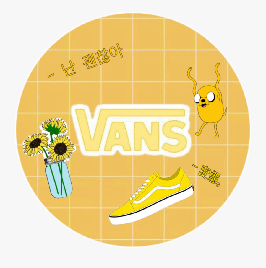 vans yellow sunflower shoes