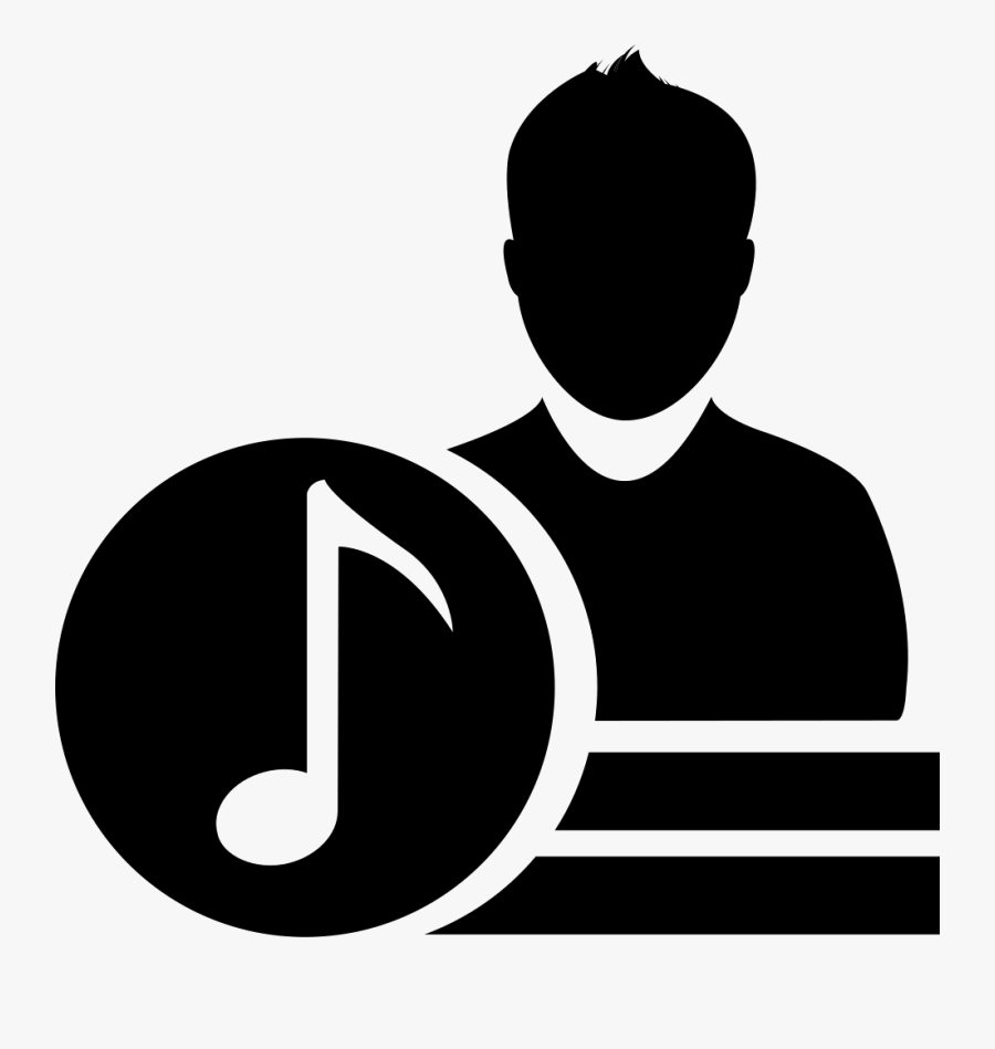 Musical Clipart Music Teacher - Music Artist Icon Png, Transparent Clipart