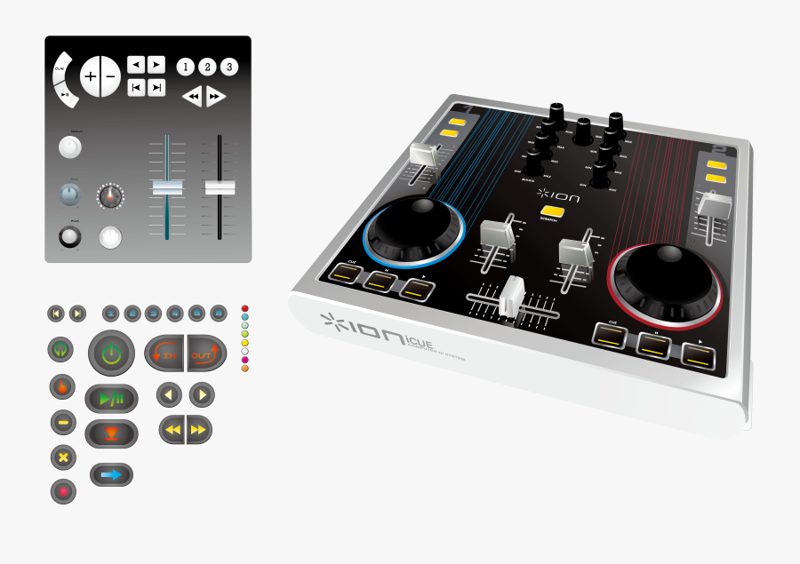 Dj Speakers Png - Dj Console Vector Png, Transparent Clipart