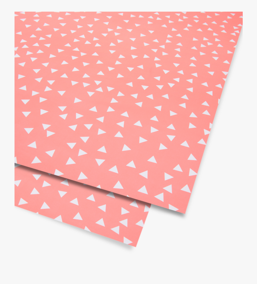 Neon Orange Triangle Wrap - Construction Paper, Transparent Clipart