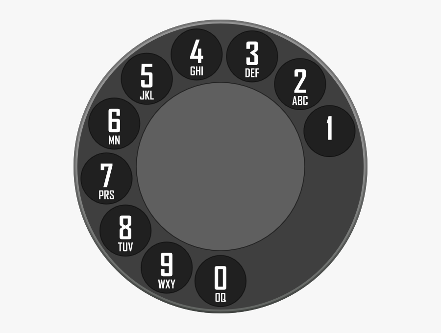 Rotary Phone Pictures - Rotary Dial Phone Clipart, Transparent Clipart