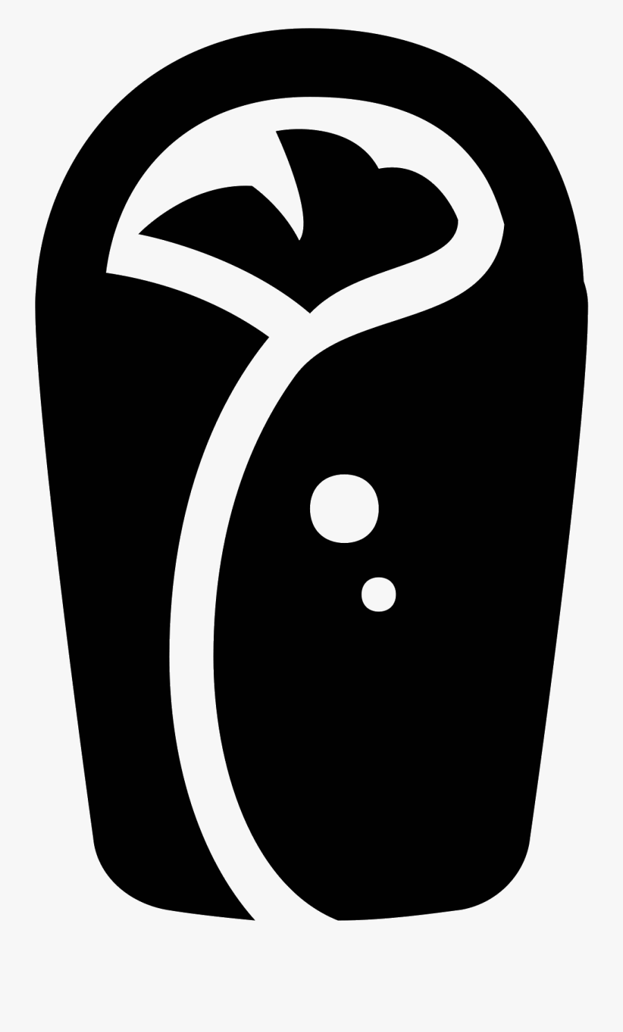 There Is An Oblong Food Object Made Up Of A Tortilla - Wrap, Transparent Clipart