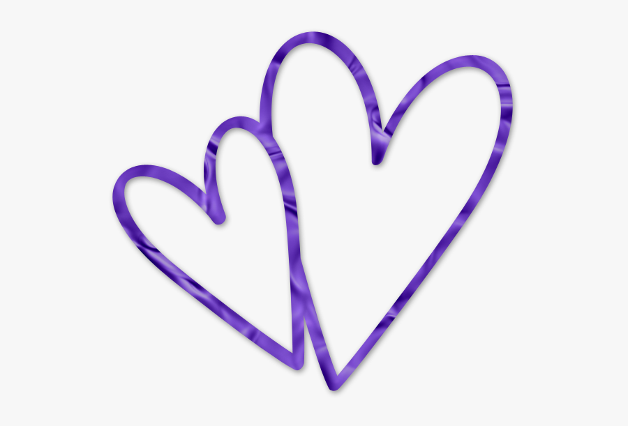 Transparent Purple Hearts Clipart, Transparent Clipart