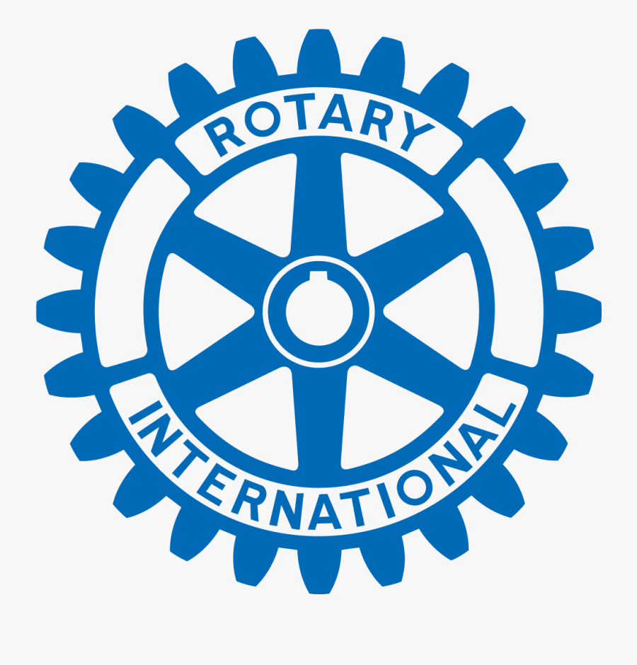 Rotary International Logo Blue, Transparent Clipart