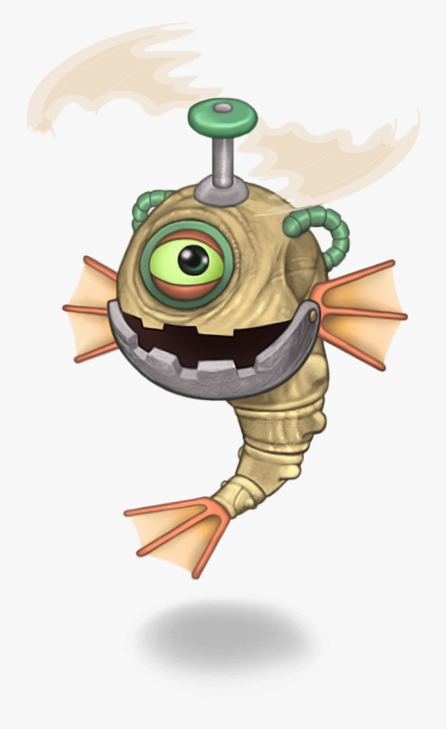Cybop With Rotary Blade - My Singing Monsters Dawn Of Fire Cybop, Transparent Clipart