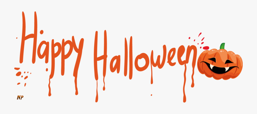 Happy Halloween Pumpkin Png - Transparent Png Happy Halloween Graphics Transparent, Transparent Clipart