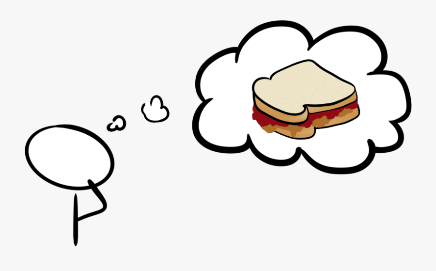 Envisioning A Peanut Butter And Jelly Sandwich - Chibi Peanut Butter And Jelly Sandwich, Transparent Clipart