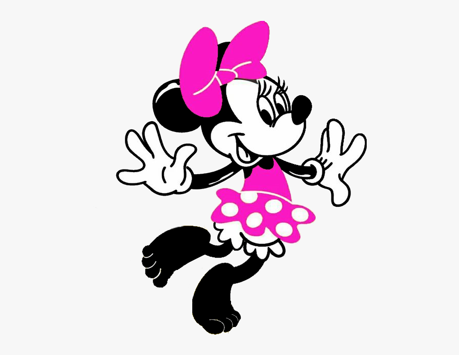 Transparent Barefoot Clipart - Minnie Mouse Barefoot, Transparent Clipart