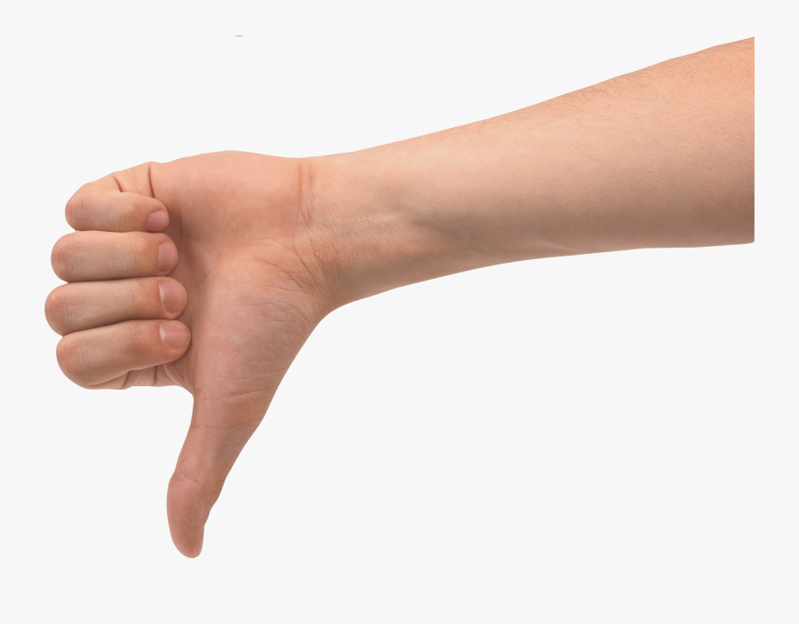 Thumbs Down Hand Png, Transparent Clipart
