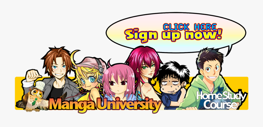 Manga University Course Preview, Transparent Clipart