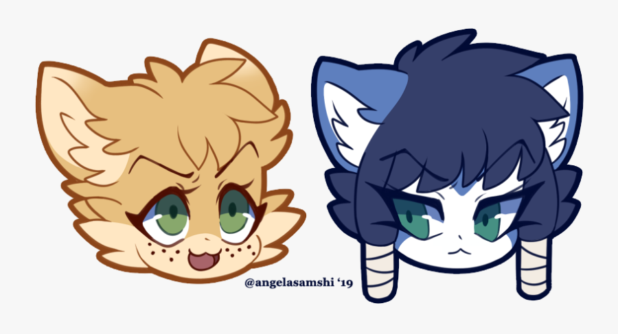 Eyes Up Fara And Krystal - Cartoon, Transparent Clipart