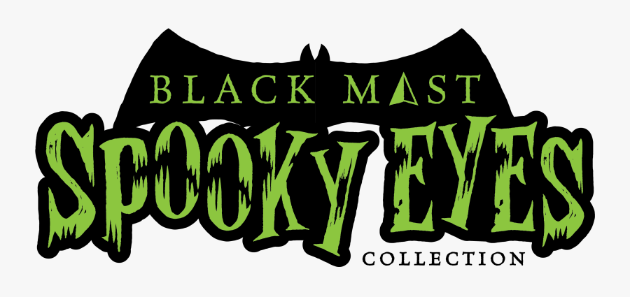 Black Mast Spooky Eyes Collection - Poster, Transparent Clipart