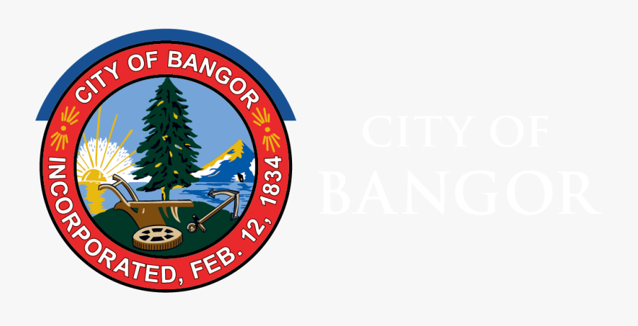 City Of Bangor Maine Logo, Transparent Clipart