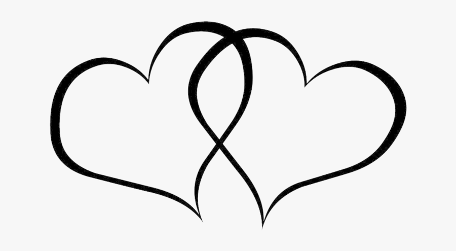 Heart Clipart Black And White, Transparent Clipart