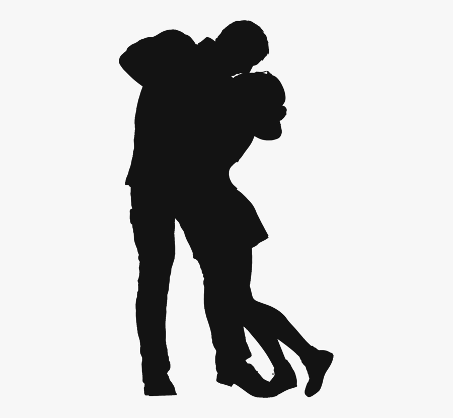 Couple Clipart Romance - Imagenes De Sombras De Parejas, Transparent Clipart