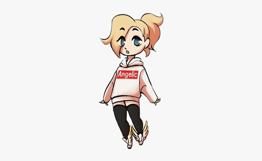 #mercy #overwatch - Cartoon, Transparent Clipart